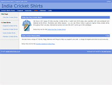 Tablet Screenshot of india.cricket-shirts.co.uk