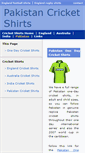 Mobile Screenshot of pakistan.cricket-shirts.co.uk