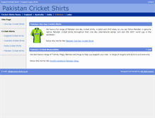 Tablet Screenshot of pakistan.cricket-shirts.co.uk
