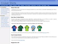 Tablet Screenshot of cricket-shirts.co.uk