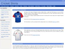 Tablet Screenshot of england.cricket-shirts.co.uk